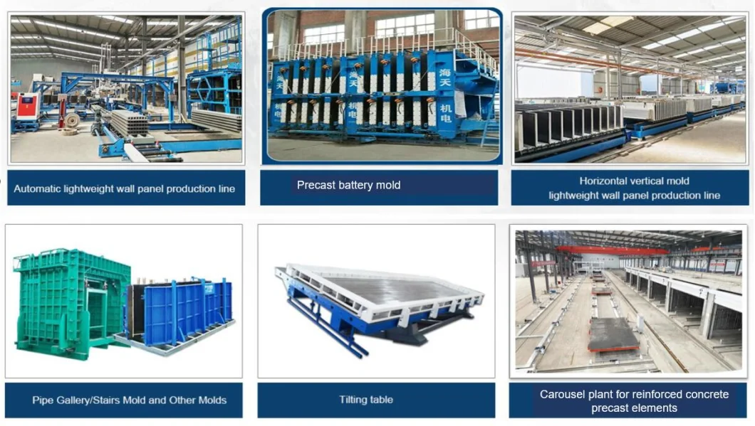 Wall Panel Battery Mould for Prefabricated Concrete Houses